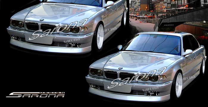 Custom BMW 7 Series  Sedan Front Add-on Lip (1995 - 2001) - $370.00 (Part #BM-027-FA)